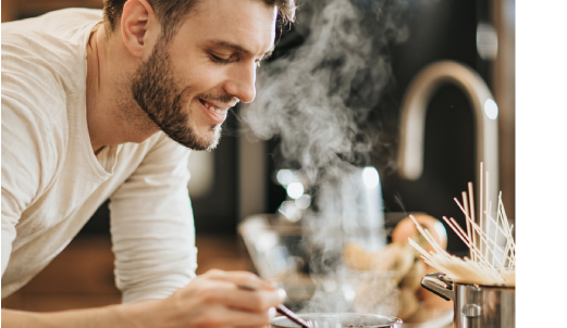 Cuisine avec hotte aspirante