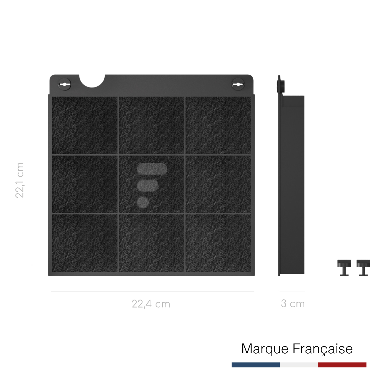 Dimensions filtre FC02