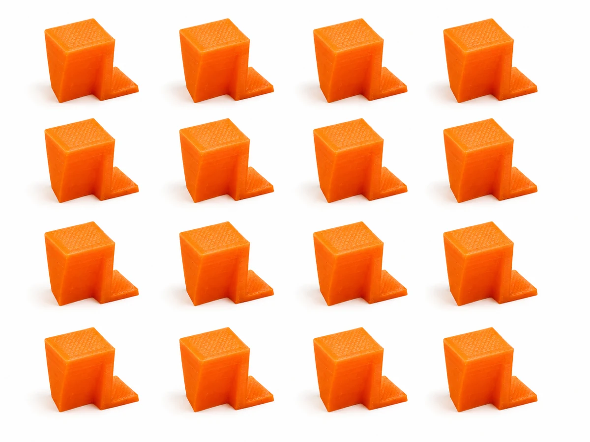 Lot de 16 clips orange FAC FC116 pour maintenir le filtre plissé